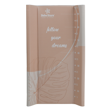 SOFT CHANGING MAT PVC LEAF MOCHA