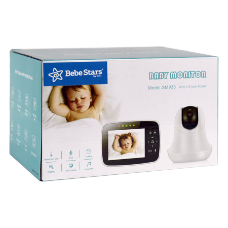 BABY MONITOR WITH ROTATING CAMERA BEBESTARS 3,5'