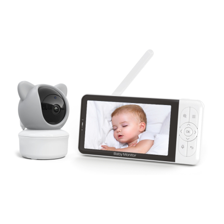 BABY MONITOR WITH ROTATING CAMERA AND WIFI BEBESTARS 5'