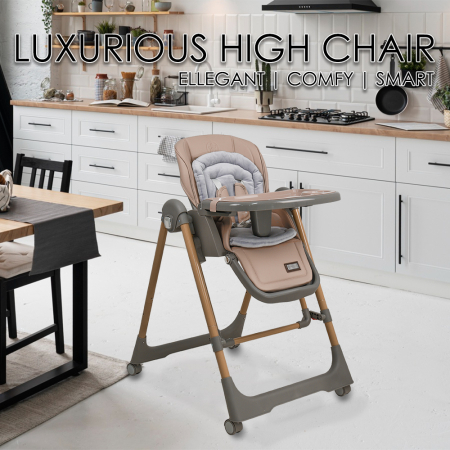 HIGH CHAIR-ELECTRIC NUOVO 2 IN 1 MOCHA