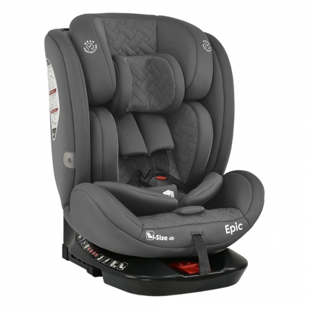 CAR SEAT EPIC ISOFIX I-SIZE 360° SMOKED GREY