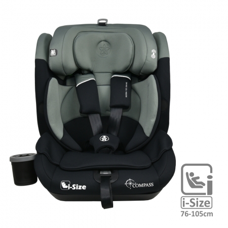 CAR SEAT COMPASS ISOFIX I-SIZE 76-150cm OLIVE