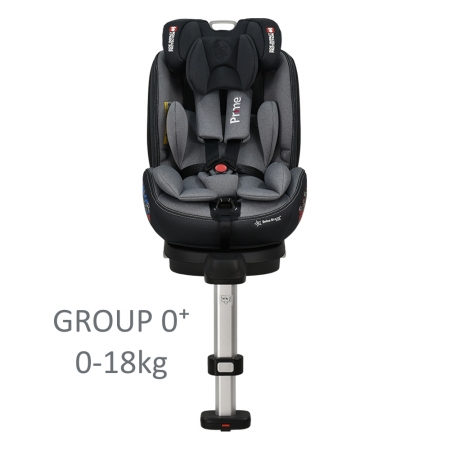 ΚΑΘΙΣΜΑ ΑΥΤΟΚΙΝΗΤΟΥ PRIME ISOFIX 360° GREY