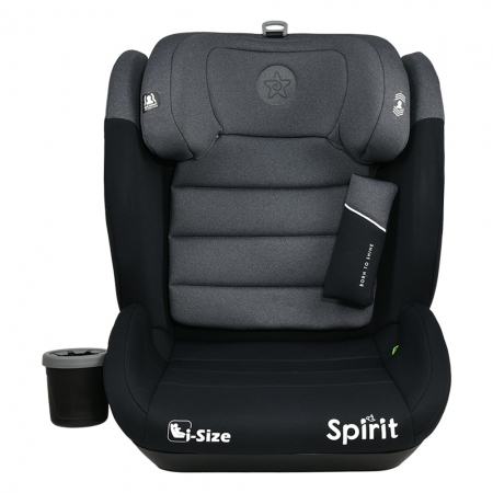 CAR SEAT SPIRIT ISOFIX I-SIZE 100-150cm STEEL GREY