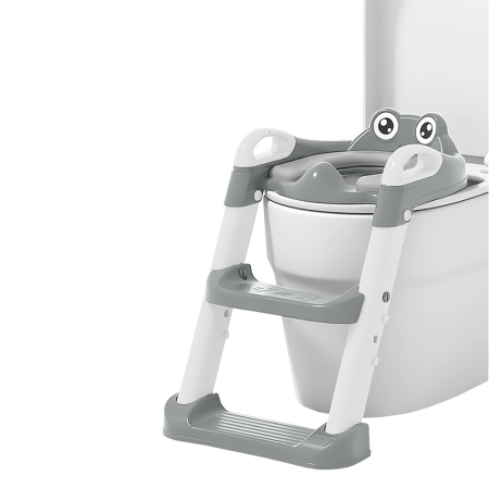 ΚΑΘΙΣΜΑ ΤΟΥΑΛΕΤΑΣ ΜΕ ΧΕΡΟΥΛΙΑ ΚΑΙ ΣΚΑΛΟΠΑΤΑΚΙΑ FROG GREY