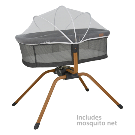 BABY COT CHIC 2 IN 1 LIGHT GRAPHITE