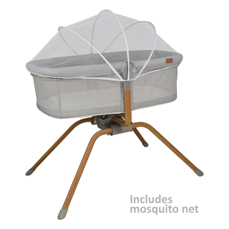 BABY COT CHIC 2 IN 1 LIGHT GREY