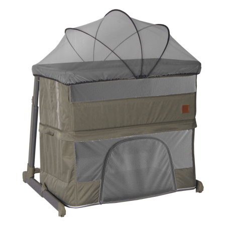 BABY COT SIDE TO SIDE 2 IN 1 STONE