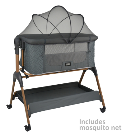 BABY COT STYLE SMOKED GREY