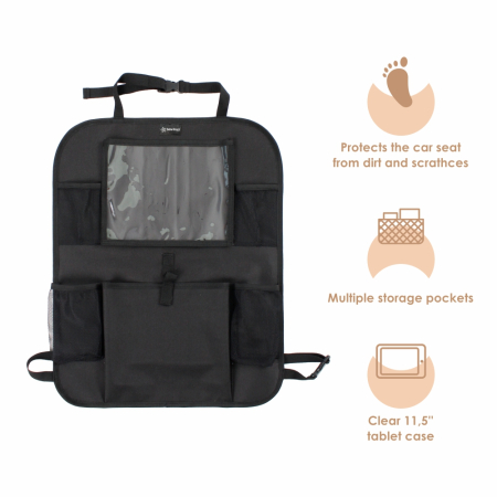 CAR SEAT ORGANIZER BACKSEAT & IPAD CASE