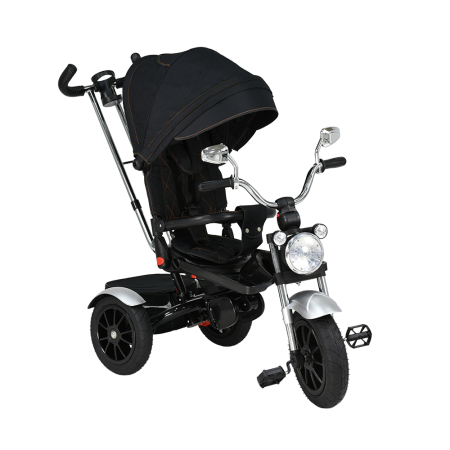 BABY TRICYCLE 360° CHOPPER 6ΙΝ1 BLACK