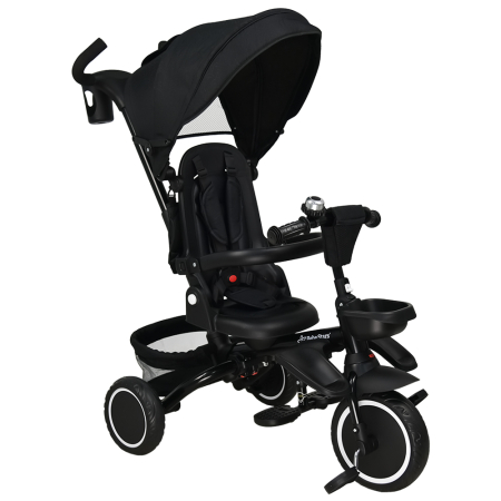 BABY TRICYCLE 360° RACER IN 1 BLACK