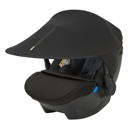 SUNSHADE FOR STROLLER WITH ZIPPER WINDOW