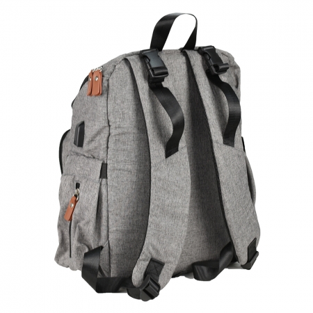 MAMA BAG BACKPACK CHANGING WITH USB GREY