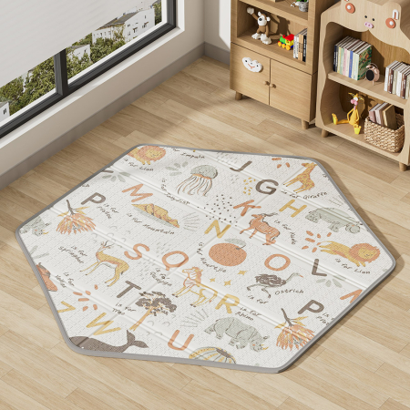 ACTIVITY PLAY MAT DOUBLED SIDED  HEXAGON 135Χ135X1